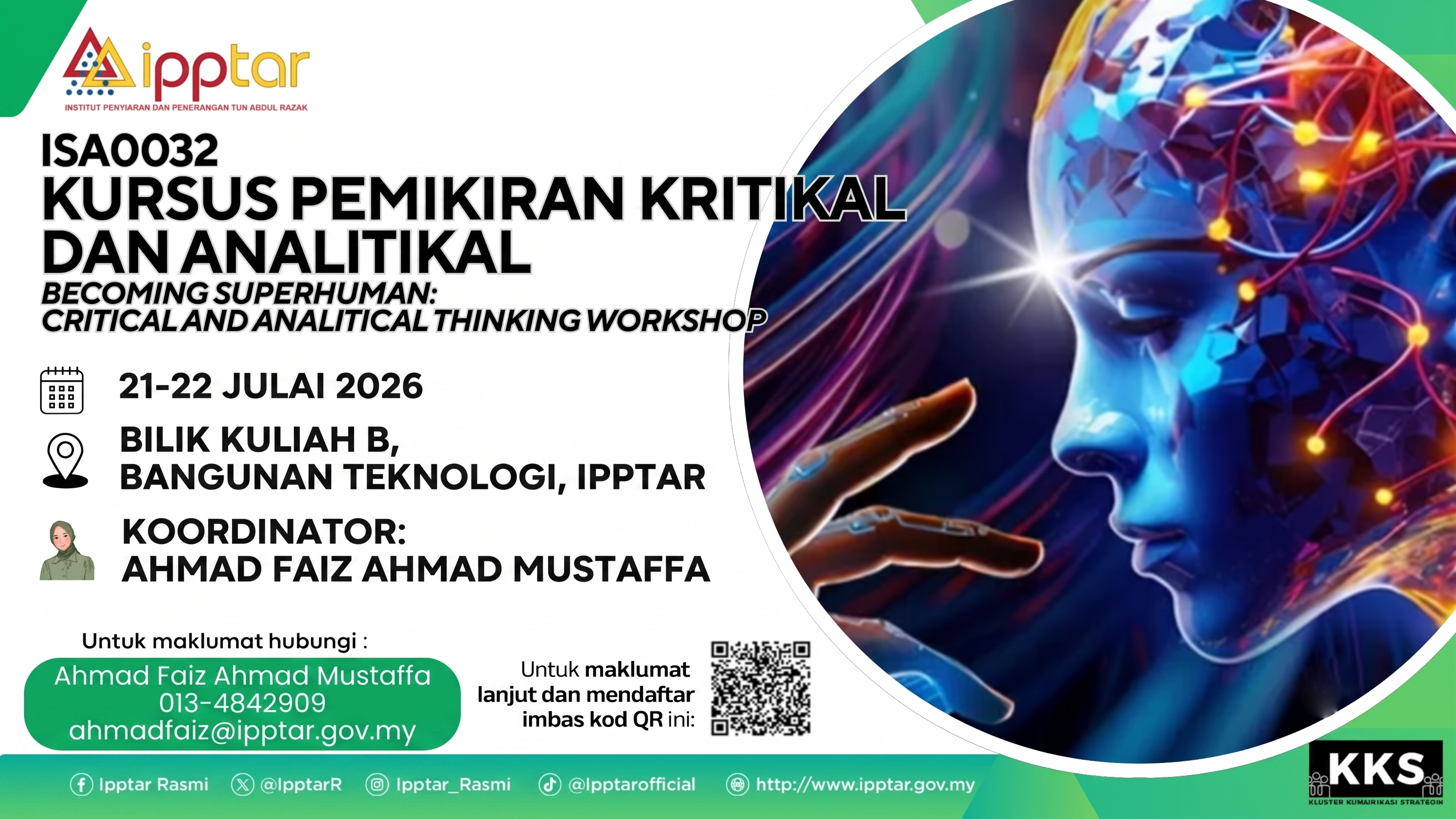 Banner BECOMING SUPERHUMAN: CRITICAL AND ANALYTICAL THINKING WORKSHOP