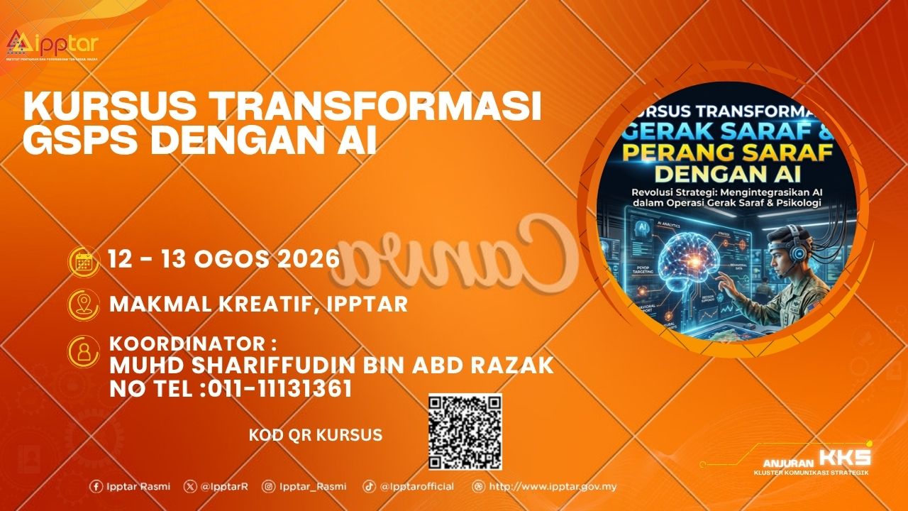 Banner KURSUS TRANSFORMASI GSPS DENGAN AI